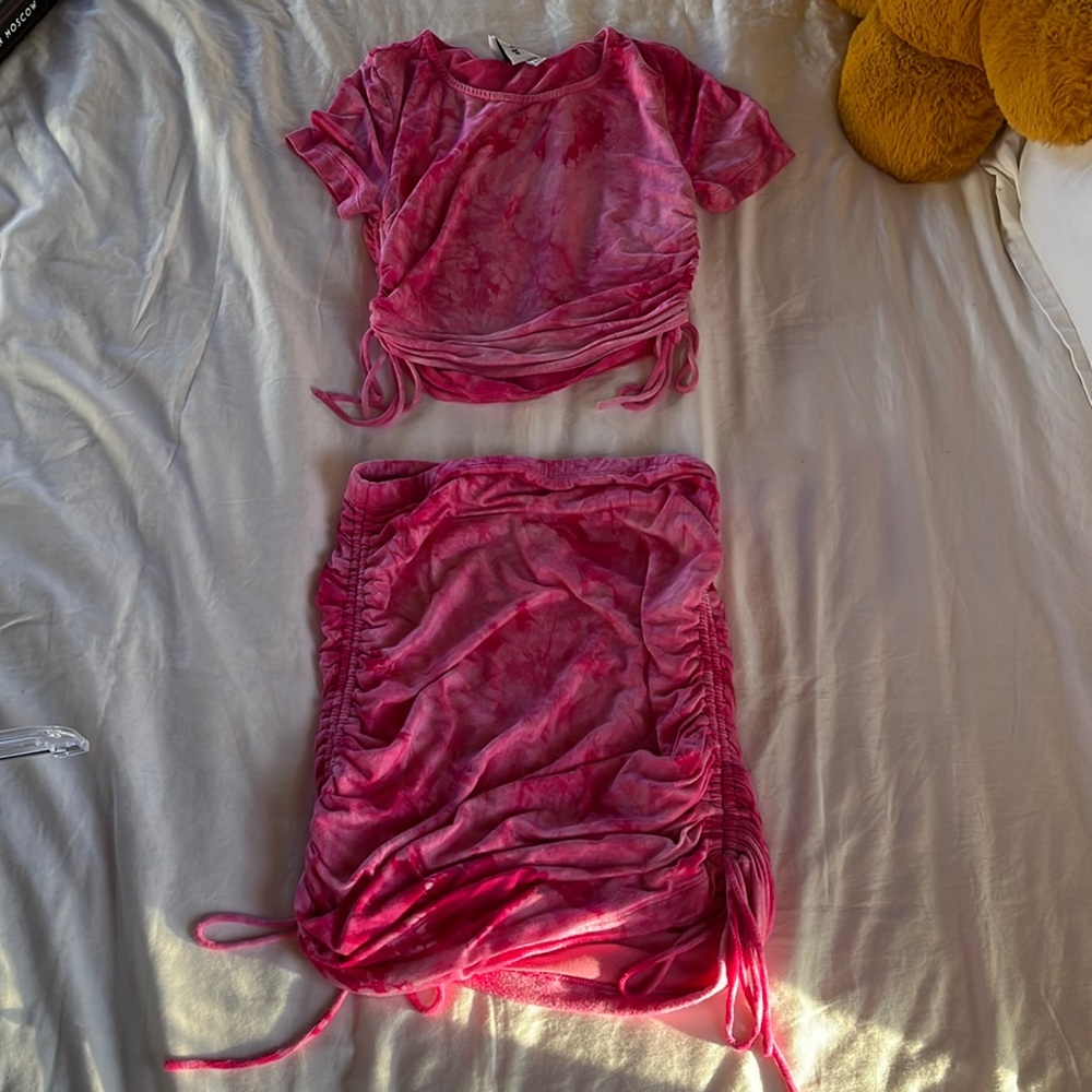 Princess Polly Pink Tie Dye Hannah Set